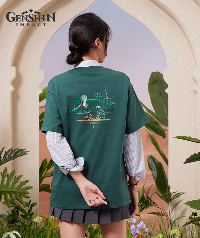 [Official Merchandise] Alhaitham Impression T-Shirt Of Forest and Sand Clothing