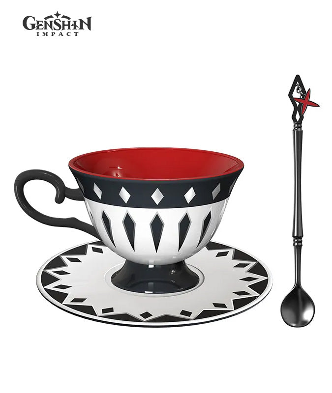 [Official Merchandise] Arlecchino Impression Afternoon Tea Cup and Saucer Set
