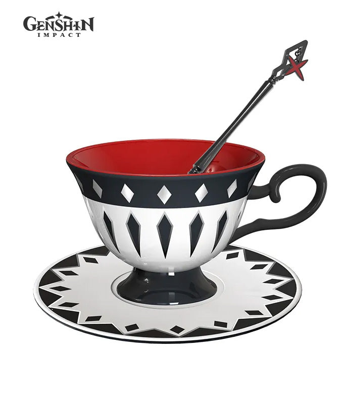 [Official Merchandise] Arlecchino Impression Afternoon Tea Cup and Saucer Set