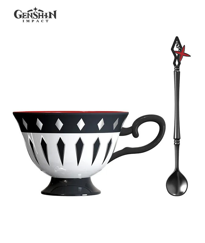 [Official Merchandise] Arlecchino Impression Afternoon Tea Cup and Saucer Set