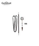 [Official Merch] Genshin Impact Frost and Flame Series Fatui Harbingers Brooch Accessory Set