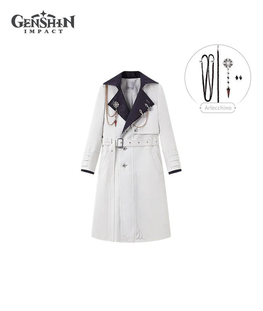 [Official Merch] Genshin Impact Frost and Flame Series Fatui Harbingers Trench Coat