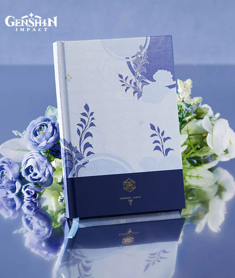 [Official Merch] Genshin Impact Kamisato Ayato Impression Notebook & Bookmark Gift Set