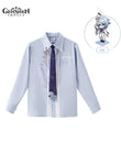 [Official Merch] Genshin Impact Kamisato Ayato Themed Impression Shirt with Tie