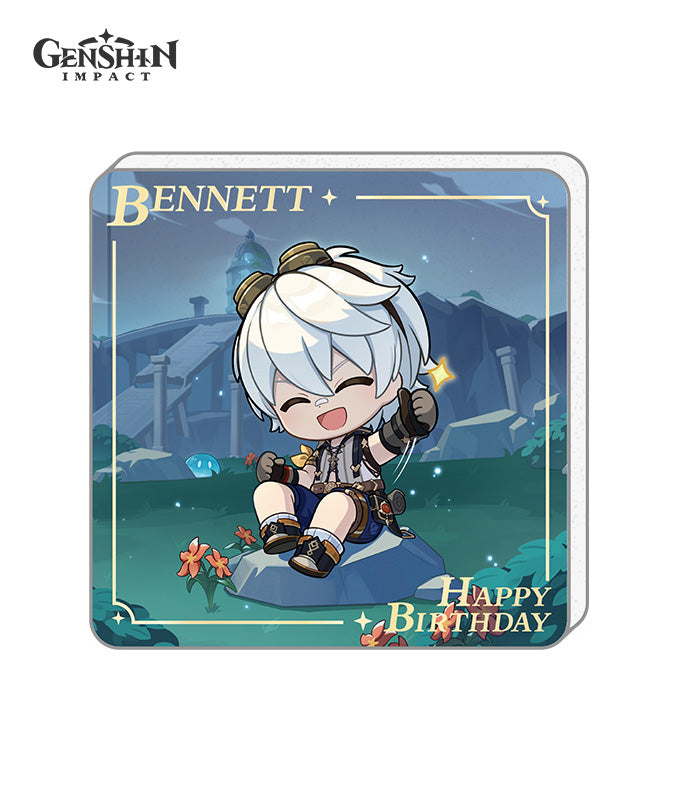 Genshin Impact Characters Birthday Acrylic Fridge Magnets
