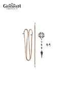 [Official Merch] Genshin Impact Frost and Flame Series Fatui Harbingers Brooch Accessory Set