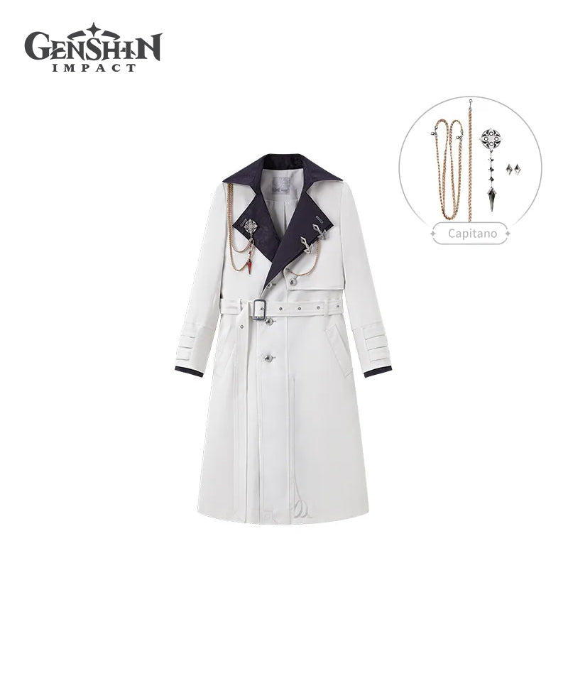 [Official Merch] Genshin Impact Frost and Flame Series Fatui Harbingers Trench Coat