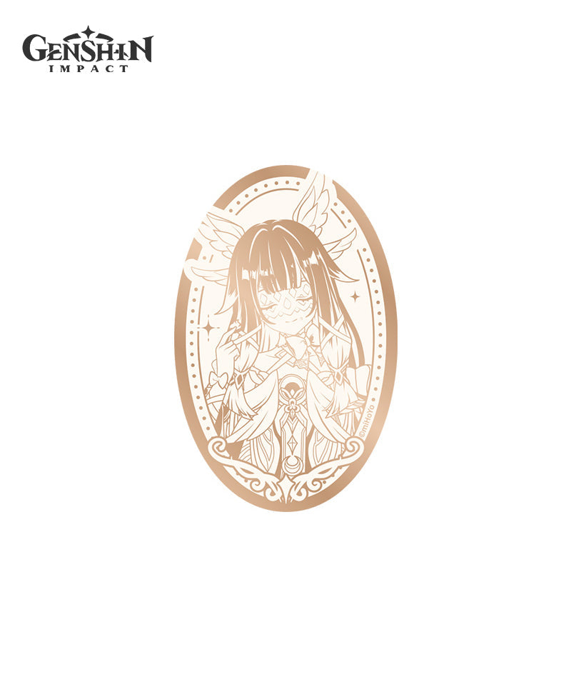 [Official Merch] Genshin Impact 5th Anniversary Mirror Badge