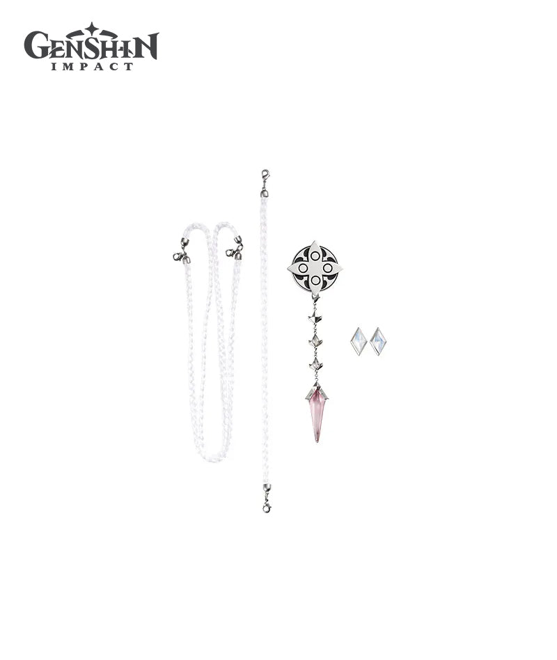 [Official Merch] Genshin Impact Frost and Flame Series Fatui Harbingers Brooch Accessory Set