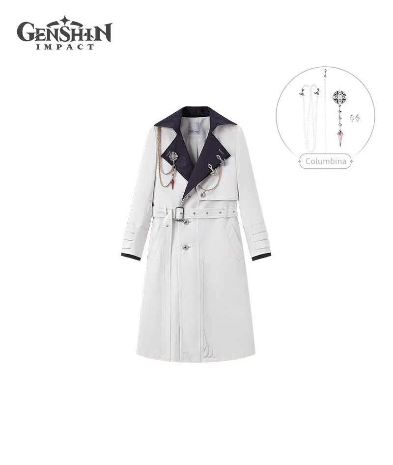[Official Merch] Genshin Impact Frost and Flame Series Fatui Harbingers Trench Coat