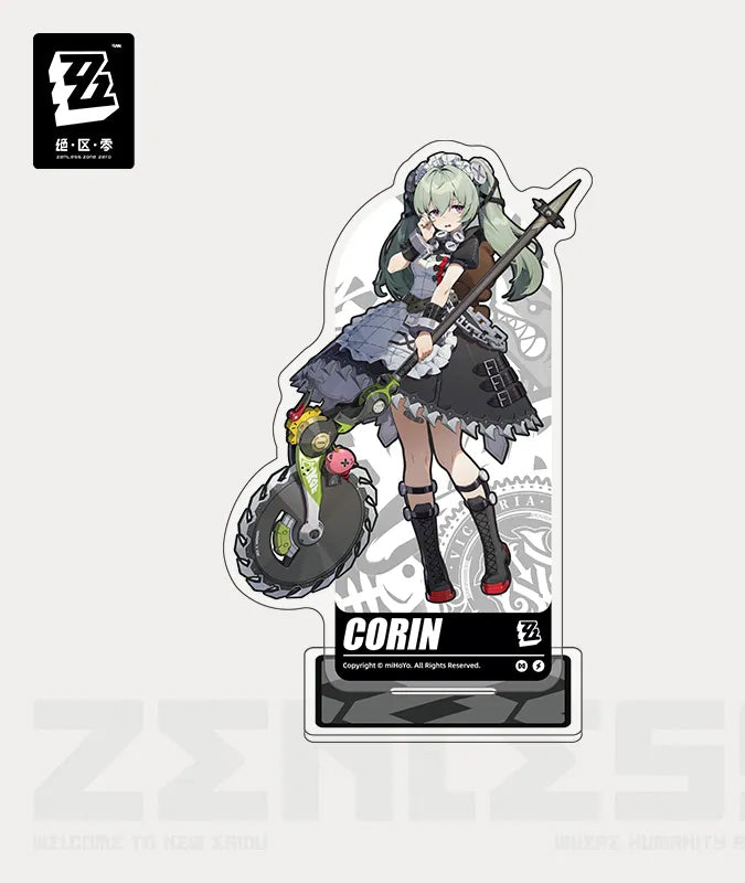 Zenless Zone Zero Character Cards Acrylic Stand Victoria Housekeeping