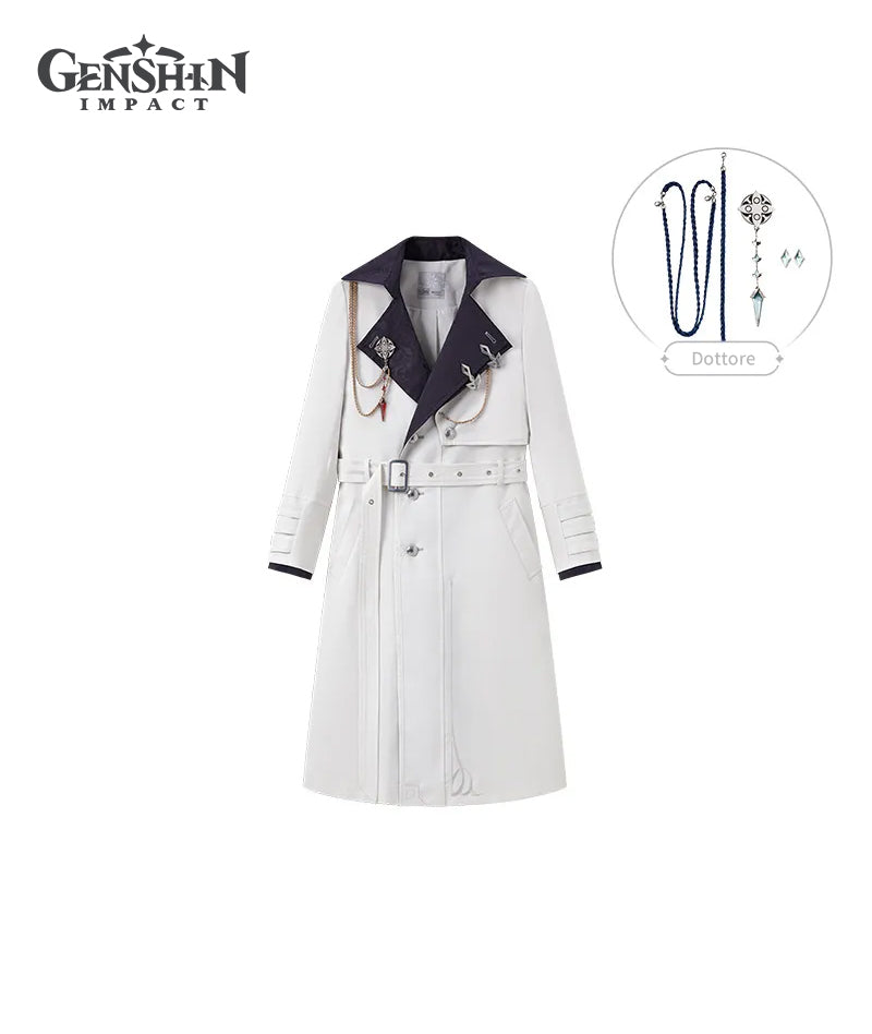 [Official Merch] Genshin Impact Frost and Flame Series Fatui Harbingers Trench Coat