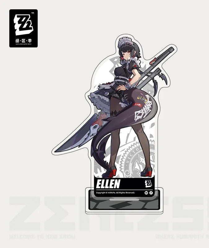 Zenless Zone Zero Character Cards Acrylic Stand Victoria Housekeeping