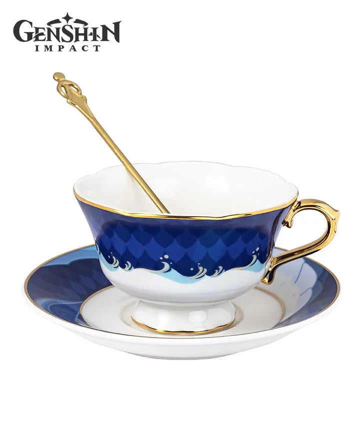 Genshin Impact Furina Impression Afternoon Tea Cup and Saucer Set