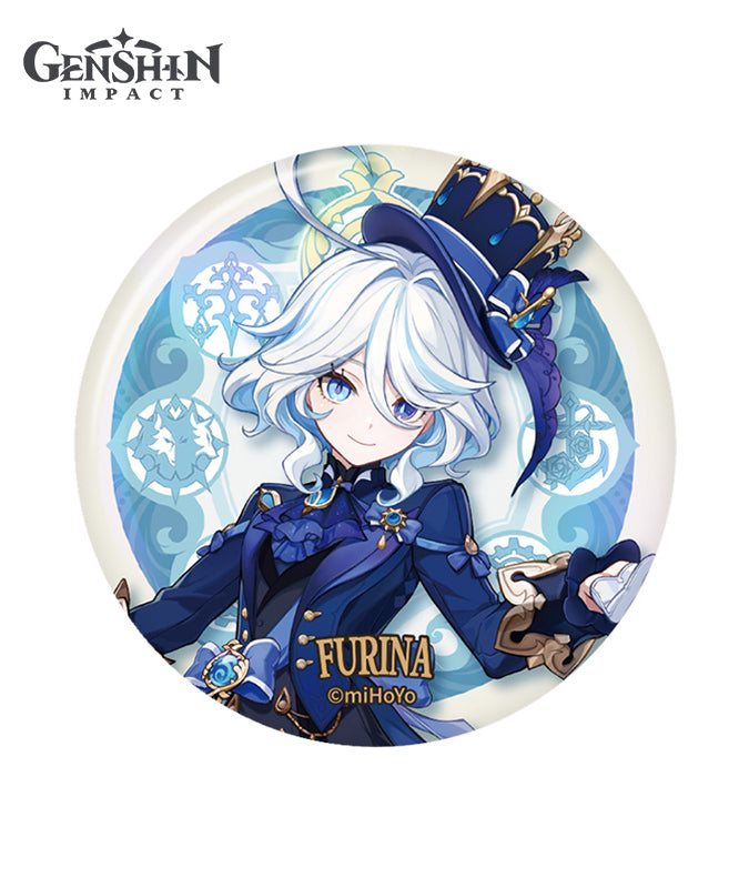 [Official Merchandise] Genshin Impact Fontaine Character Badge Neuvillette Wriothesley