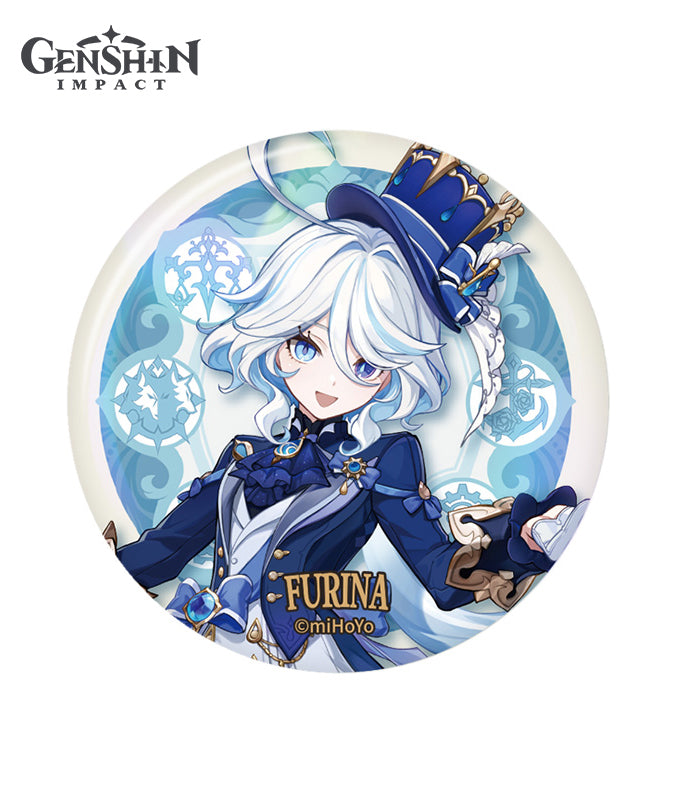 [Official Merchandise] Genshin Impact Fontaine Character Badge Neuvillette Wriothesley