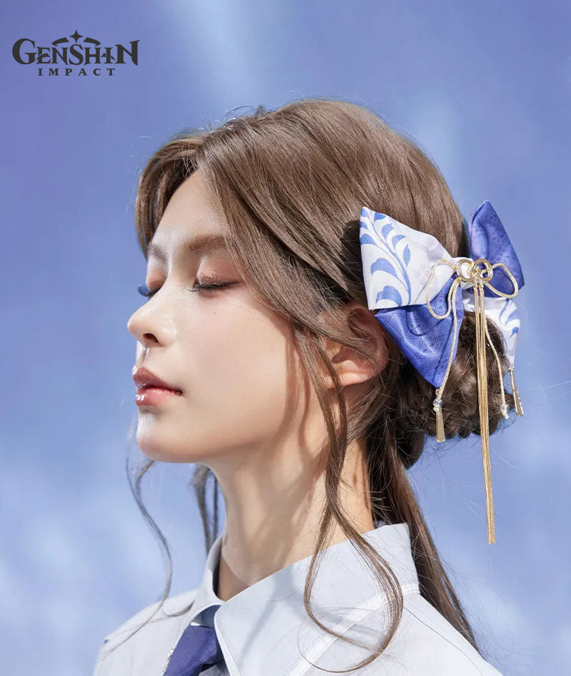 [Official Merch] Genshin Impact Kamisato Ayato Themed Impression Bow Hair Accessory
