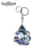 [Official Merchandise] Genshin Impact Furina Stage Focus Quicksand Metal Keychain