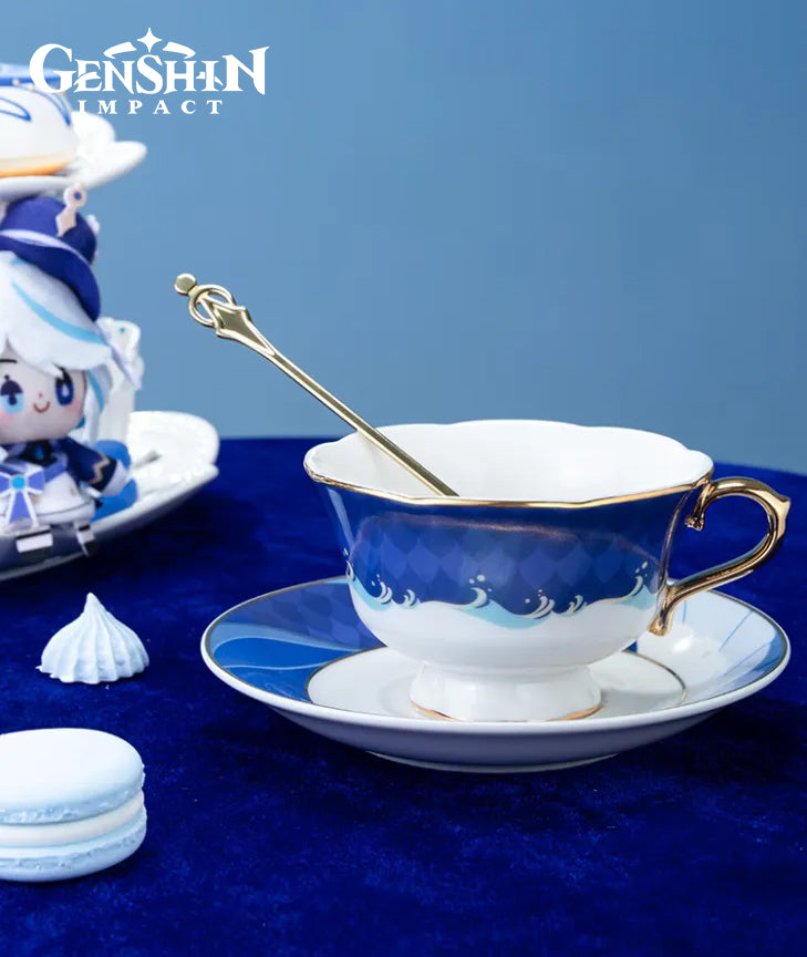 [Official Merchandise] Genshin Impact Furina Impression Afternoon Tea Cup and Saucer Set