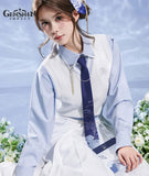 [Official Merch] Genshin Impact Kamisato Ayato Themed Impression Shirt with Tie