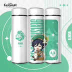 Genshin Impact Cute Chibi Water Bottles Temperature Display 500ml
