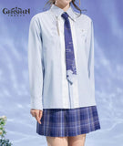 [Official Merch] Genshin Impact Kamisato Ayato Themed Impression Shirt with Tie