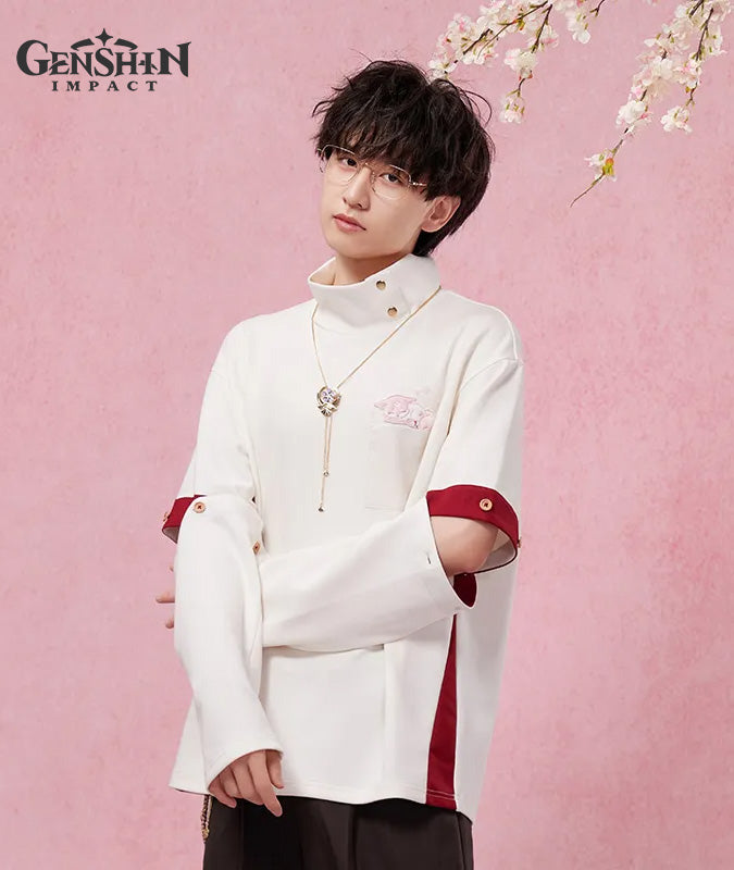 [Official Merchandise] Yae Miko Impression Clothing Collar Sweatshirt