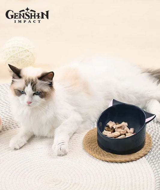 [Official Merchandise] Wanderer Scaramouche Cat Home Theme Ceramic Pet Bowl