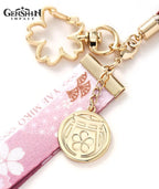 [Official Merchandise] Yae Miko Impression Metal Bookmark/Lanyard Keychain