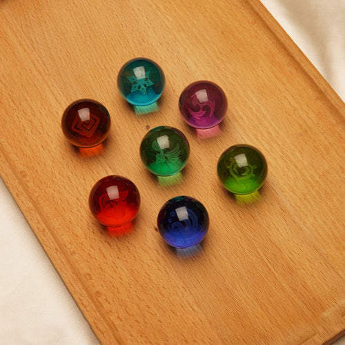 Genshin Impact 7 Elements Crystal Ball Table Lamp