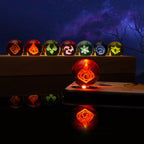 Genshin Impact 7 Elements Crystal Ball Table Lamp
