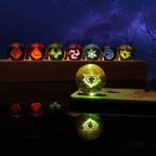 Genshin Impact 7 Elements Crystal Ball Table Lamp