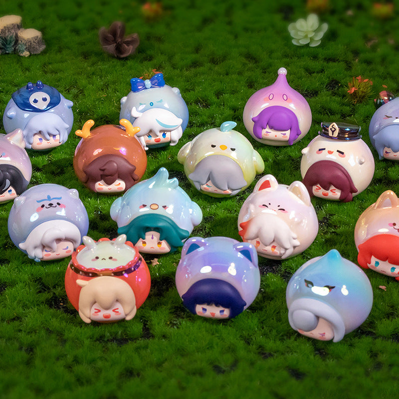 Genshin Impact Mini Cute Cubs Party Figure Blind Box