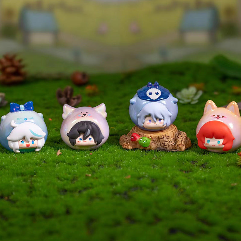 Genshin Impact Mini Cute Cubs Party Figure Blind Box