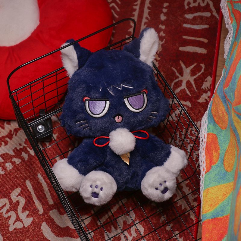 Genshin Impact Scarameow Plush Kawaii Toys Wanderer Dolls