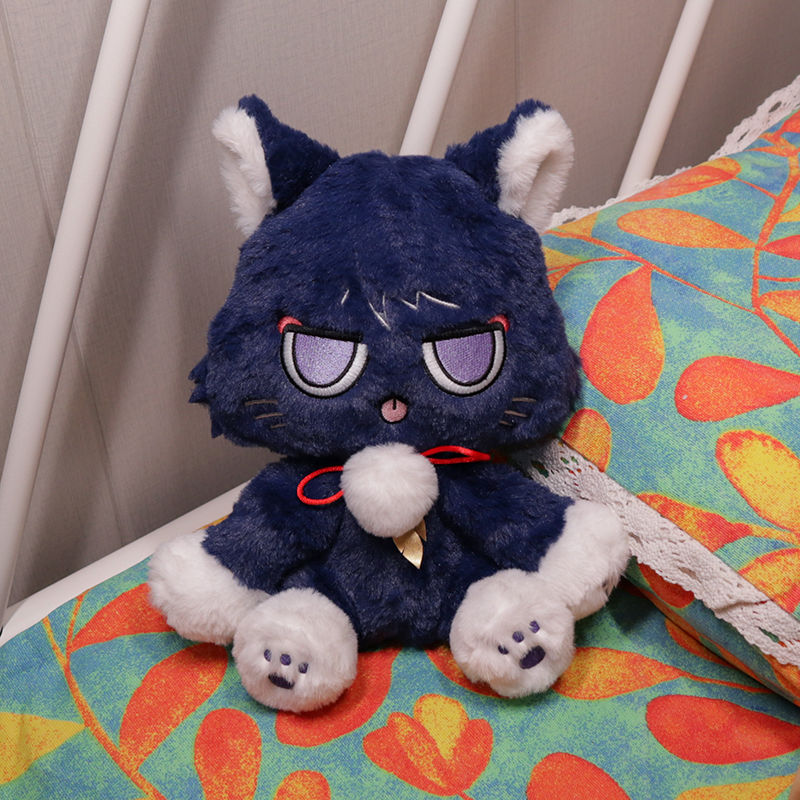 Genshin Impact Scarameow Plush Kawaii Toys Wanderer Dolls