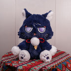 Genshin Impact Scarameow Plush Kawaii Toys Wanderer Dolls