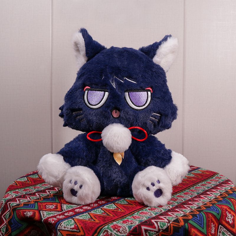 Genshin Impact Scarameow Plush Kawaii Toys Wanderer Dolls