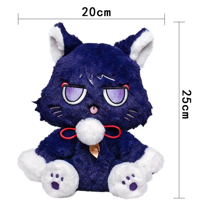 Genshin Impact Scarameow Plush Kawaii Toys Wanderer Dolls