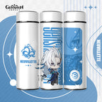 Genshin Impact Cute Chibi Water Bottles Temperature Display 500ml
