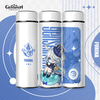 Genshin Impact Cute Chibi Water Bottles Temperature Display 500ml