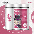 Genshin Impact Cute Chibi Water Bottles Temperature Display 500ml