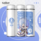 Genshin Impact Cute Chibi Water Bottles Temperature Display 500ml