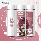 Genshin Impact Cute Chibi Water Bottles Temperature Display 500ml