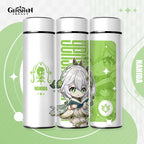 Genshin Impact Cute Chibi Water Bottles Temperature Display 500ml