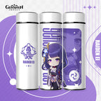 Genshin Impact Cute Chibi Water Bottles Temperature Display 500ml