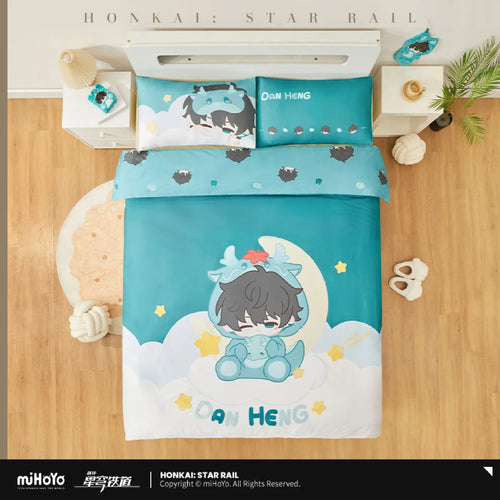 Honkai Star Rail Boys Dormitory Chibi Series Home Bedding Set