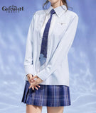 [Official Merch] Genshin Impact Kamisato Ayato Themed Impression Shirt with Tie