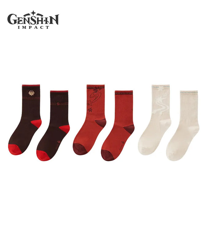 [Official Merchandise] Kaedehara Kazuha Impression Clothing Mid Calf Socks Set