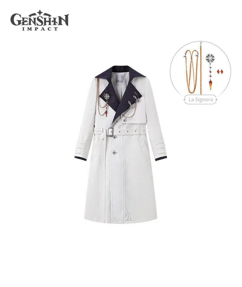 [Official Merch] Genshin Impact Frost and Flame Series Fatui Harbingers Trench Coat